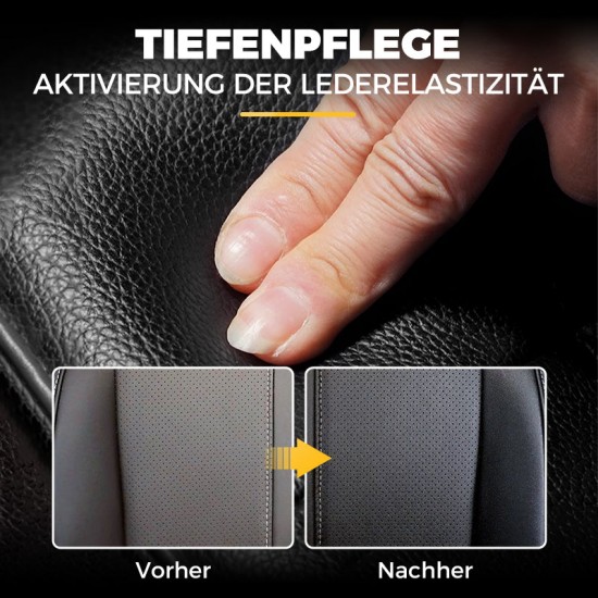  KAUFEN 2 ERHALTEN 3!  Reinigungs- & Pflegecreme für Leder - Tiefenreinigung mit Natürlichen len für Mbel, Autositze & Accessoires 