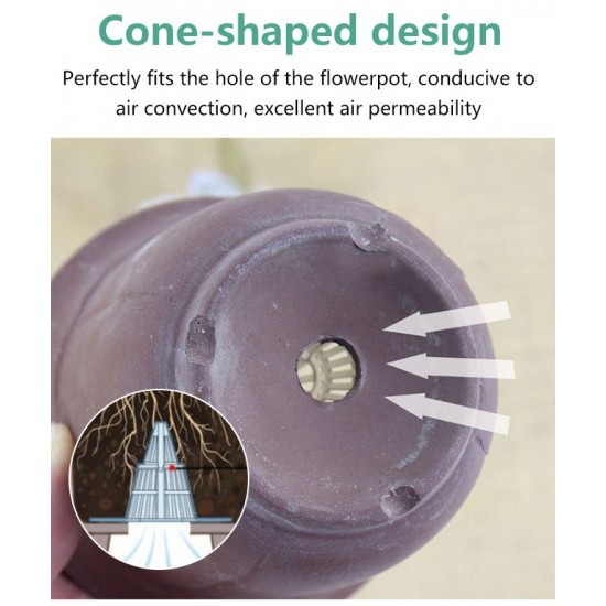 Pflanzgef-Entwsserungsvorrichtung gegen Wurzelfule