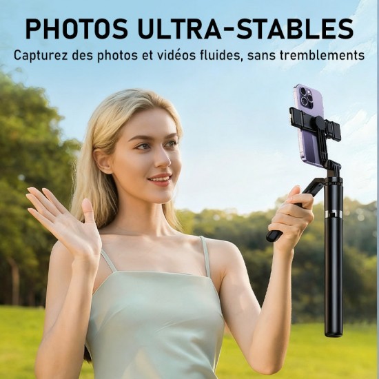 Tripod and portable selfie stick for phone