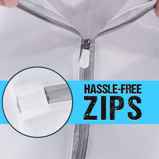 Schützender Wschesack aus Netzgewebe für Kleidung