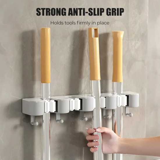 Wandhalterung für Mopp und Besen