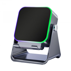 5-in-1 kabelloser Induktions-Bluetooth-Lautsprecher mit verstellbarer Handyhalterung