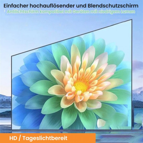 Heier VerkaufFaltbare und tragbare Projektions-Anti-Licht-Leinwand aus Polyester