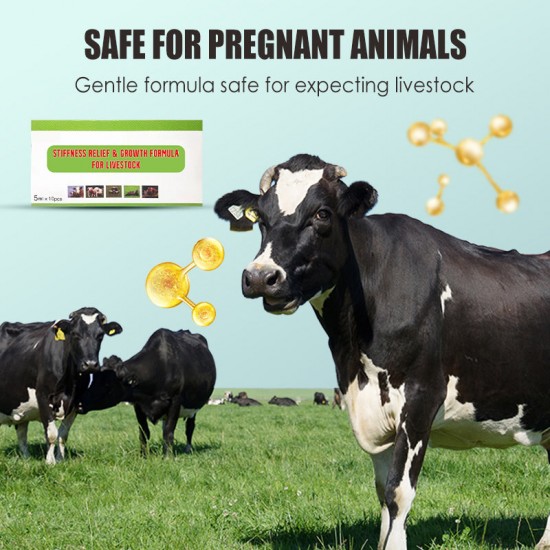 Formel zur Linderung von Steifheit und Frderung des Wachstums bei Nutztieren